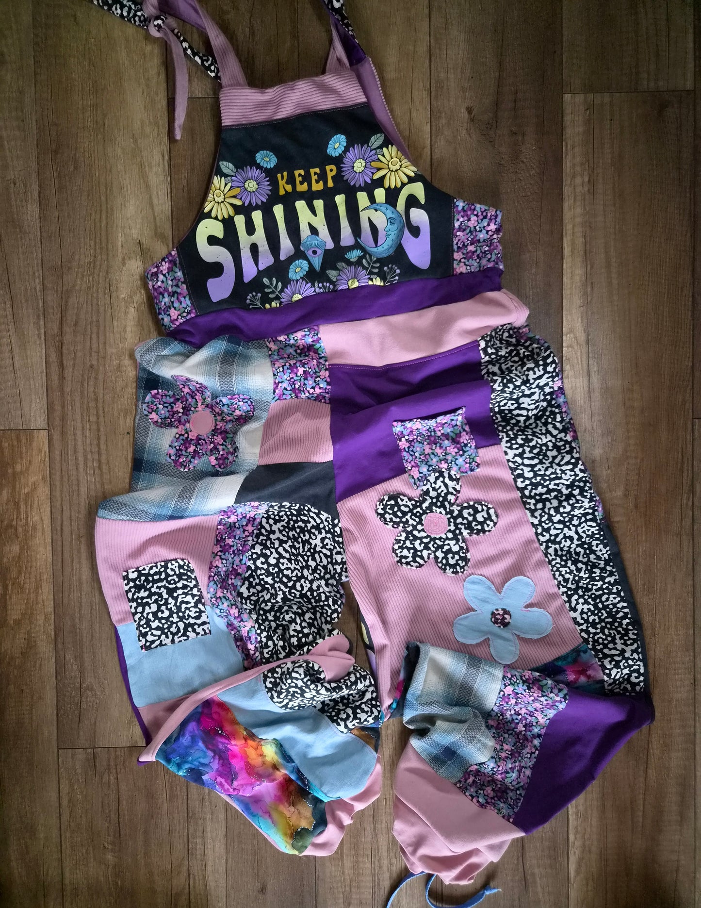 Keep shining dungarees